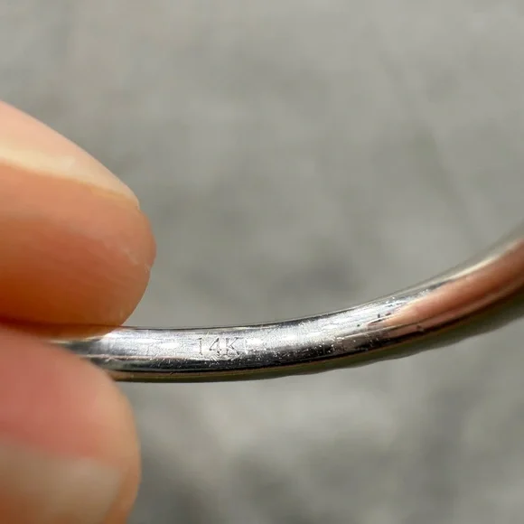 Vera Wang Diamond Love Diamond and Blue Sapphire Band in 14K White Gold - Picture 6 of 8